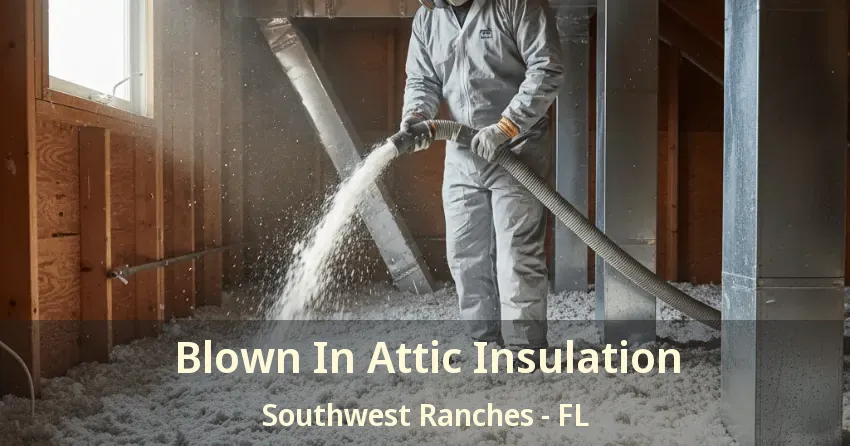 Blown In Attic Insulation Southwest Ranches - FL