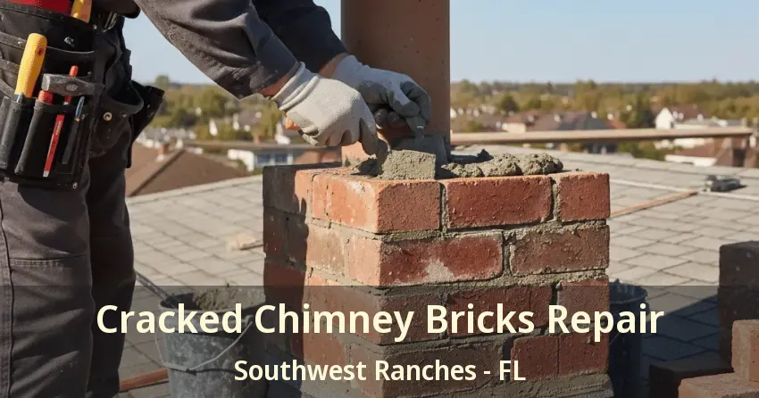 Cracked Chimney Bricks Repair Southwest Ranches - FL