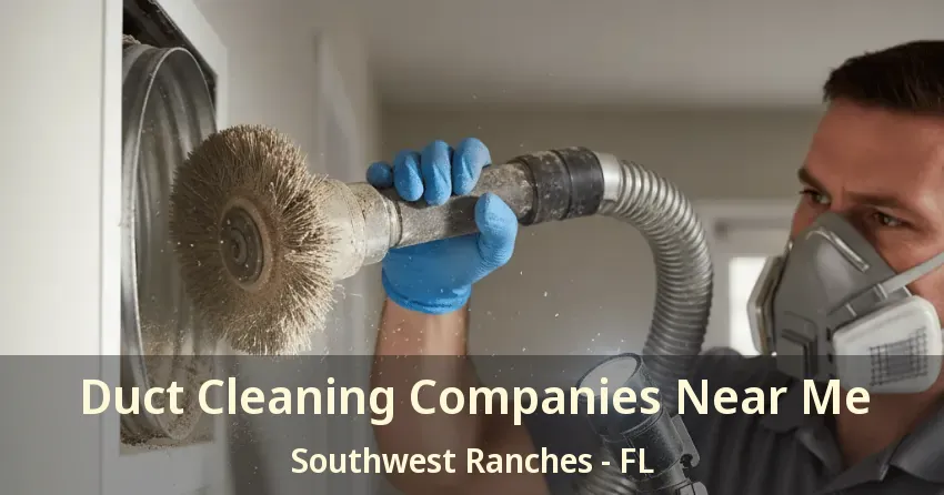 Duct Cleaning Companies Near Me Southwest Ranches - FL