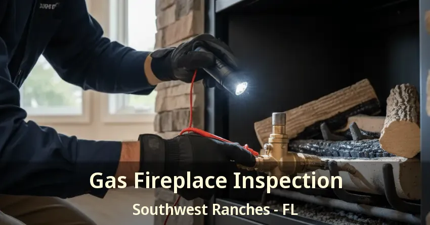 Gas Fireplace Inspection Southwest Ranches - FL