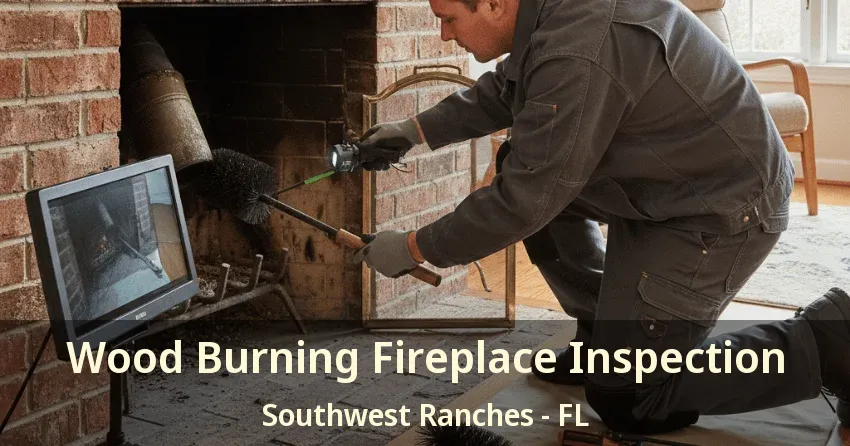 Wood Burning Fireplace Inspection Southwest Ranches - FL